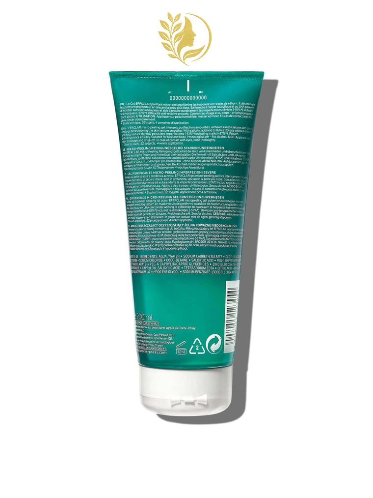 EFFACLAR GEL PURIFIANT MICRO-PEELING NETTOYANT VISAGE ET CORPS - 200 & 400ml -