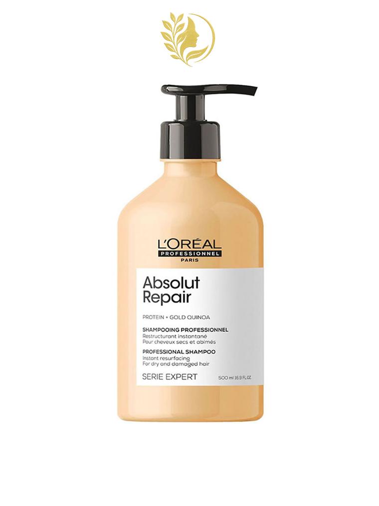 L'ORÉAL PROFESSIONNEL SÉRIE EXPERT ABSOLUT REPAIR SHAMPOOING, TRAITEMENT CAPILLAIRE PROTÉINÉ POUR CHEVEUX SECS ET ABÎMÉS - 300 & 500 ML -