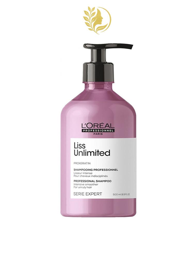 L'ORÉAL PROFESSIONNEL SÉRIE EXPERT LISS UNLIMITED PROKERATIN SHAMPOOING POUR CHEVEUX INDISCIPLINÉS - 300 & 500 ML -