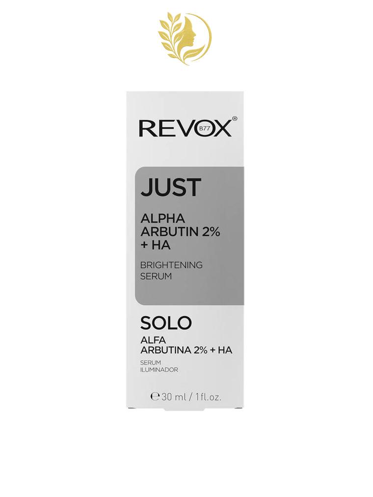 REVOX JUST ALPHA ARBUTIN 2% + HA BRIGHTENING SERUM - 30 ML -