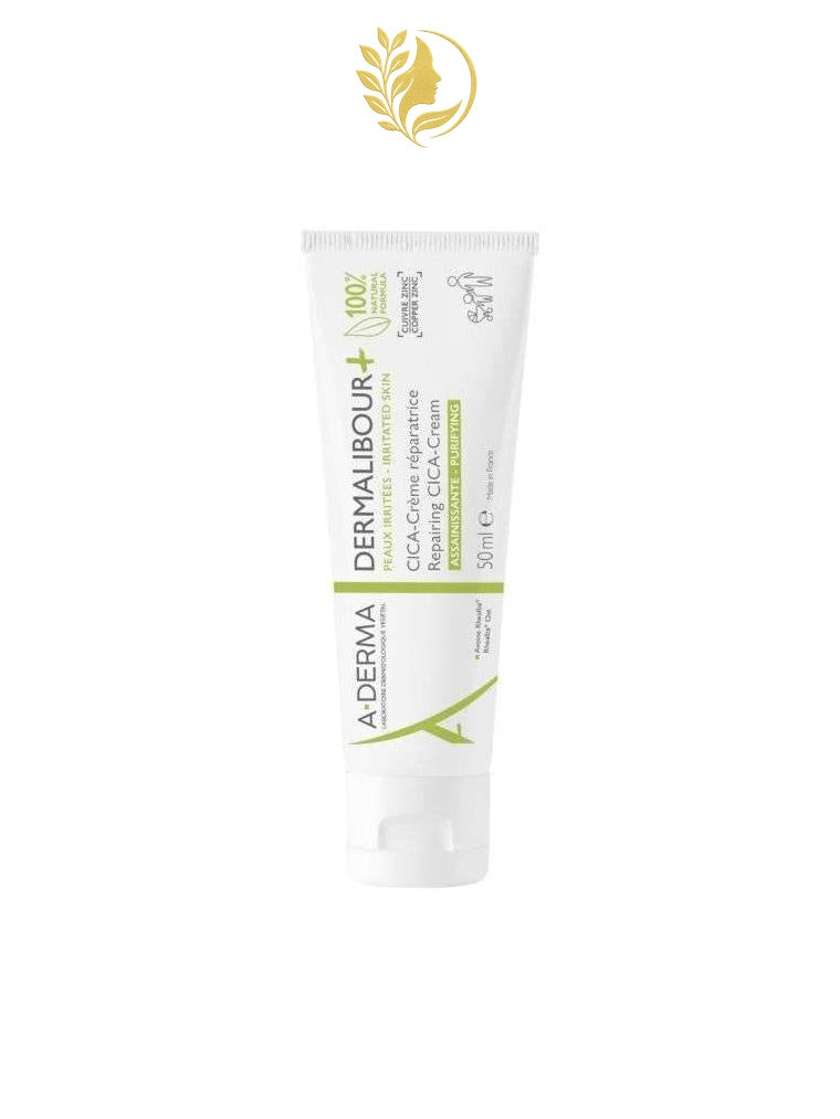 A-DERMA DERMALIBOUR + CICA-CRÈME RÉPARATRICE ASSAINISSANTE - 50 ML -