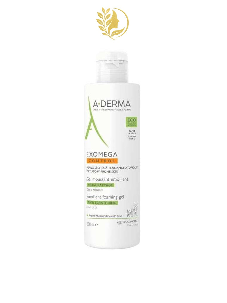 A-DERMA EXOMEGA CONTROL GEL MOUSSANT ÉMOLLIENT ANTI-DÉMANGEAISONS - 200 & 500 ML -