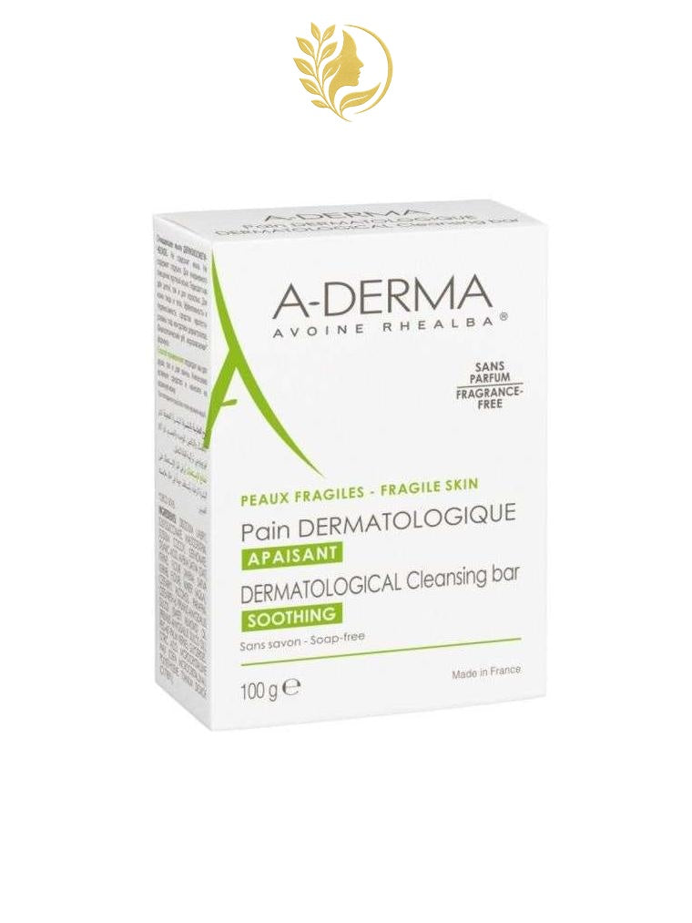 A-DERMA LES INDISPENSABLES - PAIN DERMATOLOGIQUE APAISANT LAIT D'AVOIN – 100 GR -