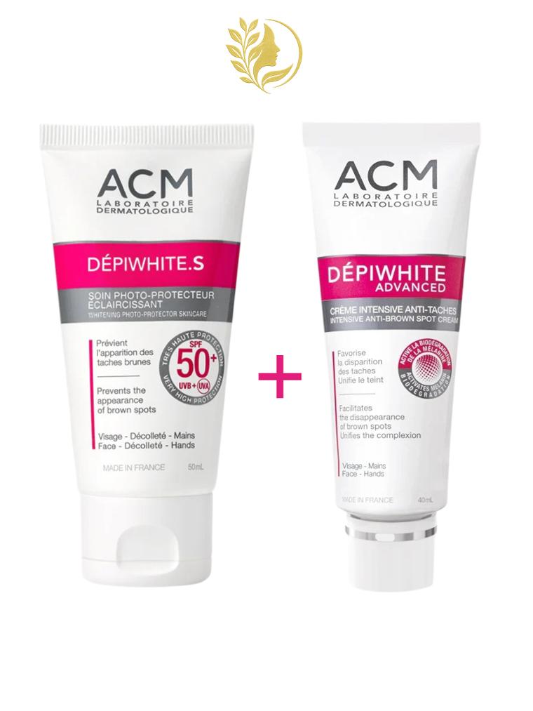 ACM DÉPIWHITE OFFRE - ADVANCED CRÈME INTENSIVE ANTI-TACHES + S SOIN PHOTOPROTECTEUR SPF 50+