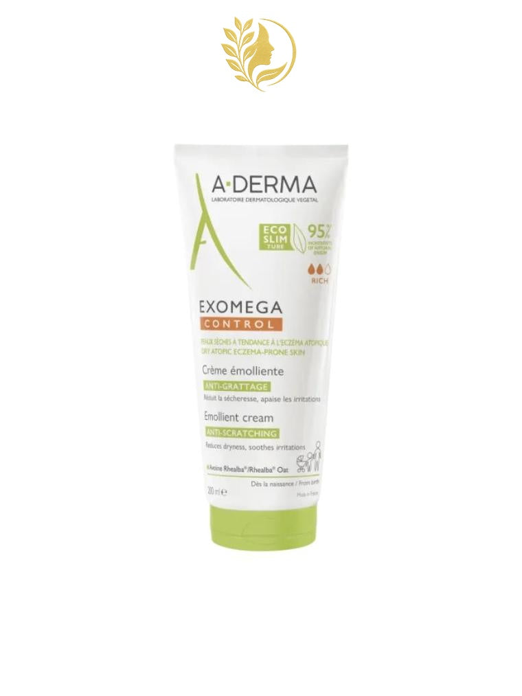 ADERMA EXOMEGA CONTROL CRÈME ÉMOLLIENTE ANTI-DÉMANGEAISONS – 200 ML -