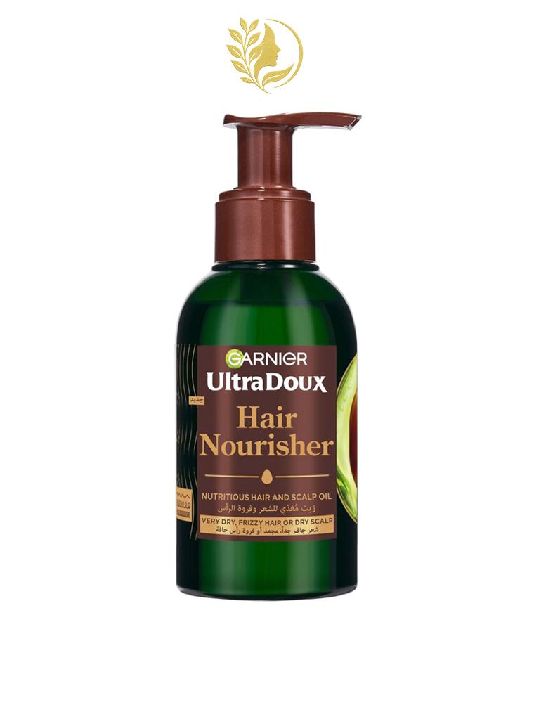 GARNIER ULTRA DOUX AVOCAT ET BEURRE DE KARITÉ SOIN NOURRISSANT PUR POUR CHEVEUX TRÈS SECS, FRISÉS OU CUIR CHEVELU SEC - 120 ML -