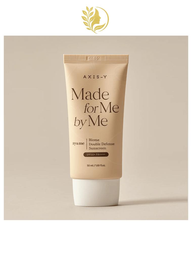 AXIS Y MADE FOR ME BY ME BIOME DOUBLE DEFENSE SUNSCREEN SPF 50+PA+ 50 ML