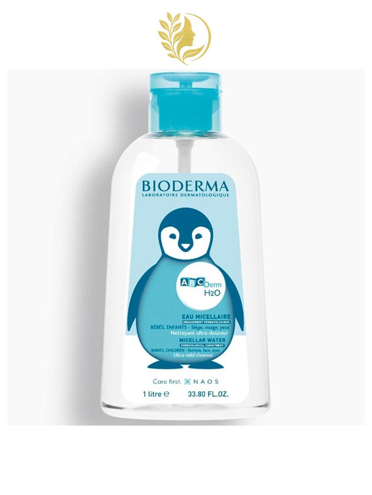 BIODERMA ABCDERM H2O SOLUTION MICELLAIRE NETTOYANT ULTRA DOUCEUR 1L