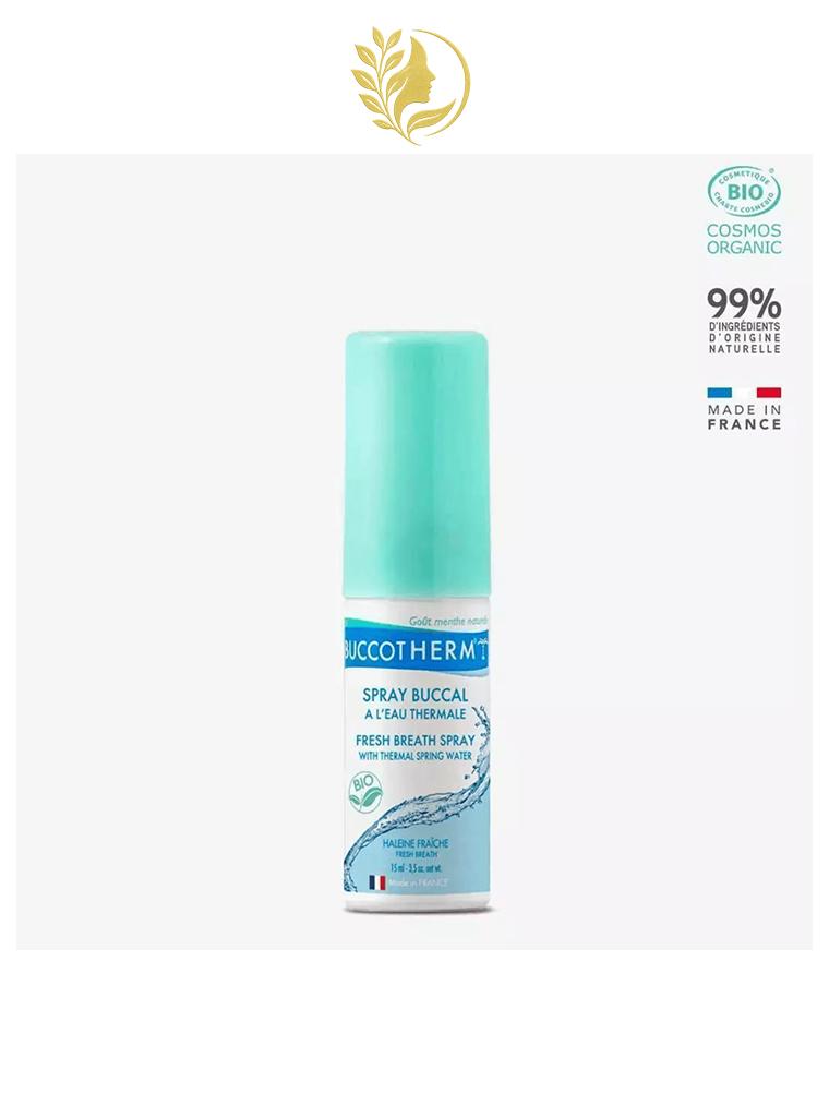 BUCCOTHERM SPRAY BUCCAL À L’EAU THERMALE – MENTHE - 15 ML -