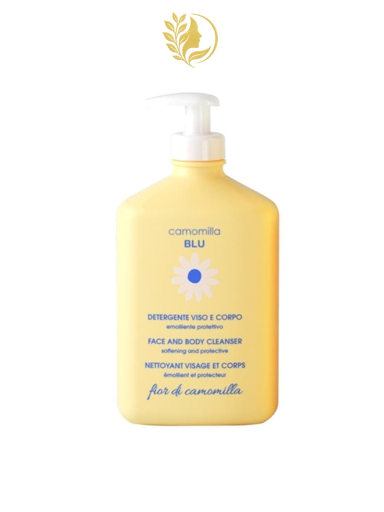 CAMOMILLA BLU GEL NETTOYANT VISAGE ET CORPS FLEUR DE CAMOMILLE - 500 ML -