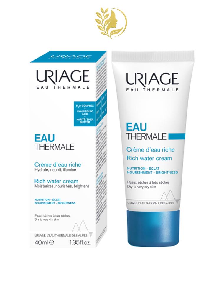 URIAGE EAU THERMALE - CRÈME D'EAU RICHE NOURRIT, PROTÈGE, APAISE - 40 ML -
