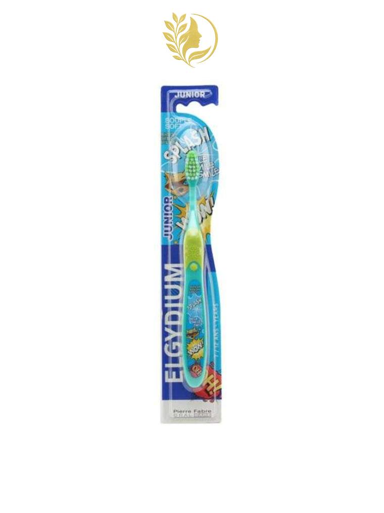 ELGYDIUM JUNIOR 7/12 ANS - BROSSE À DENTS *SOUPLE* ENFANT ( EMOJI & SPLASH )