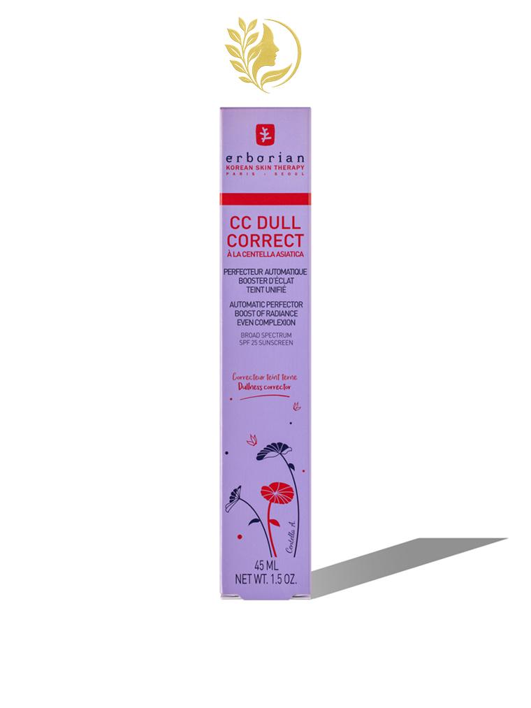 ERBORIAN CC DULL CORRECT - PERFECTEUR DE TEINT, BOOSTER D'ÉCLAT, TEINT UNIFIÉ SPF25 - 45 ML -