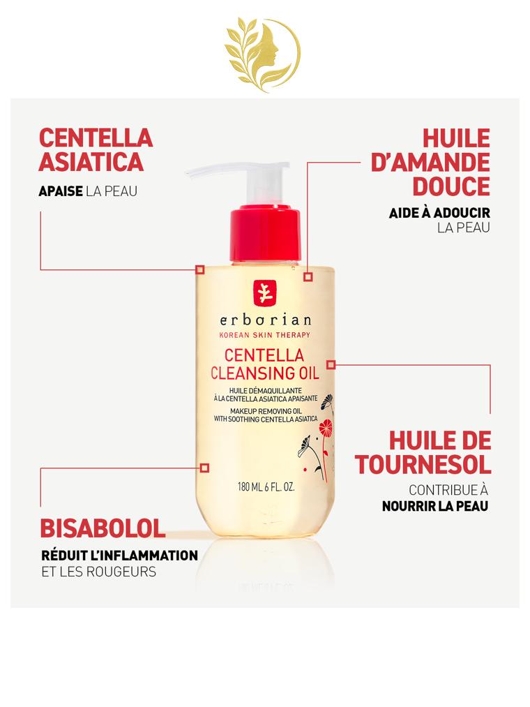 ERBORIAN CENTELLA CLEANSING OIL - 180 ML -