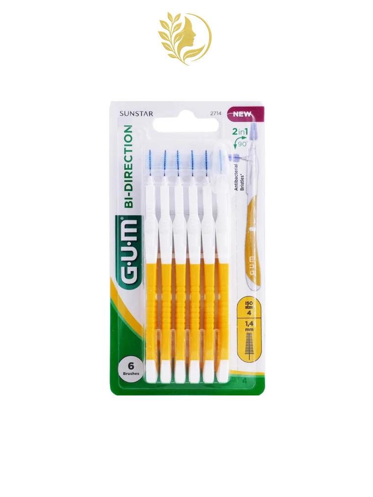 GUM MANCHE PAR 6 UNITES AVEC BROSETTE SUPER FINE 1.4 MM REF 2714