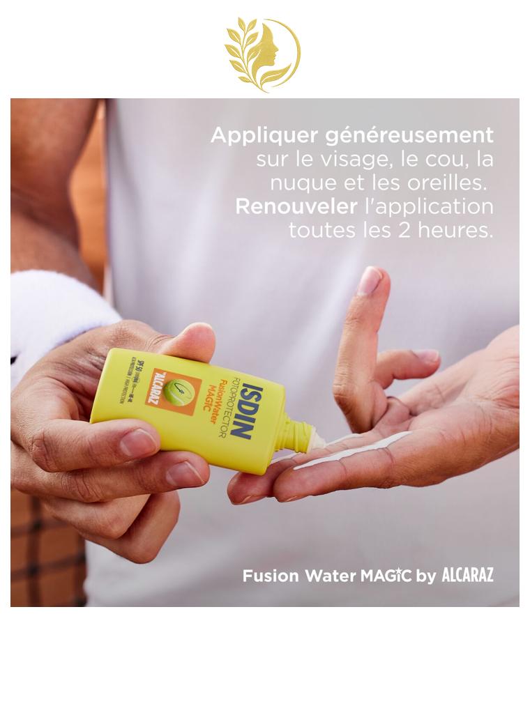 ISDIN FOTOPROTECTOR FUSION WATER MAGIC BY ALCARAZ SPF 50 - 50 ML -