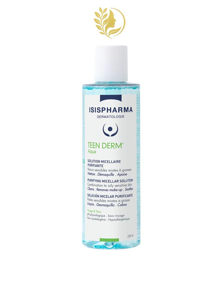 ISISPHARMA TEEN DERM AQUA SOLUTION MICELLAIRE DEMAQUILLANTE PURIFIANTE 250 ML