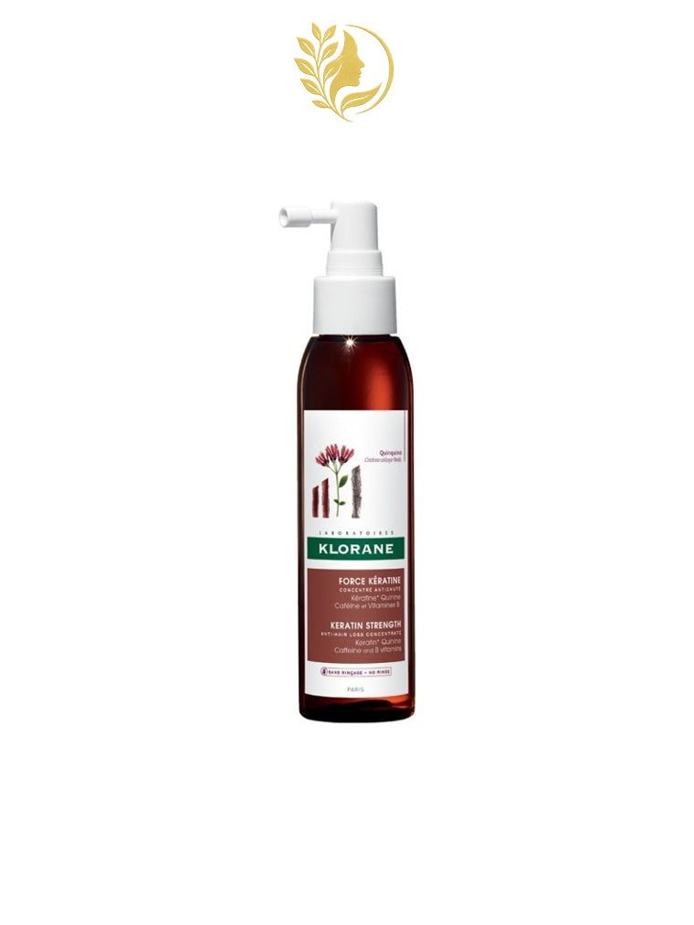 KLORANE *1* FORCE KÉRATINE ANTI-CHUTE CONCENTRÉ ANTICHUTE KÉRATINE QUININE CAFÉINE - 125 ML -