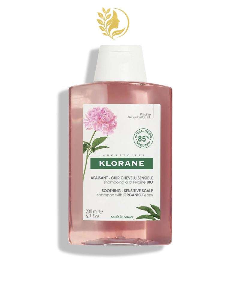 KLORANE *9* SHAMPOING APAISANT ANTI-IRRITATION ET PROTECTEUR À LA PIVOINE BIO - 200 & 400 ML -