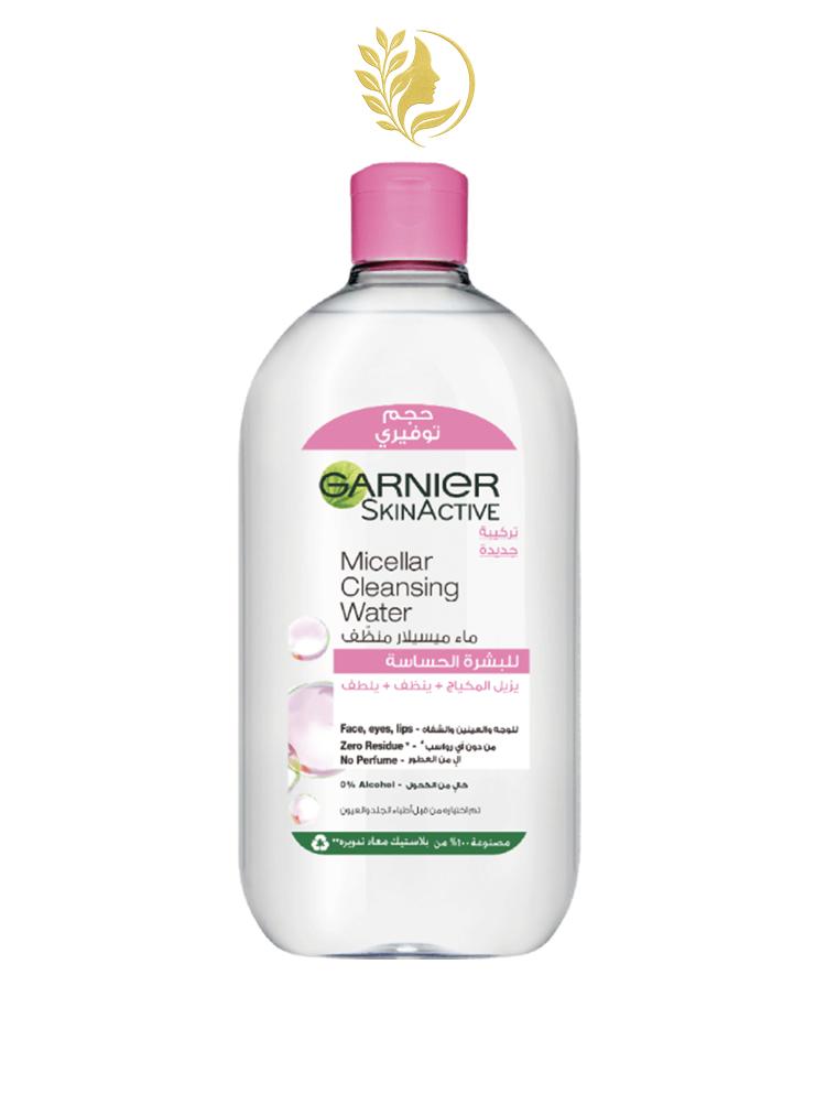 GARNIER SKIN ACTIVE EAU MICELLAIRE - PEAUX SENSIBLES - 100, 400 & 700 ML -