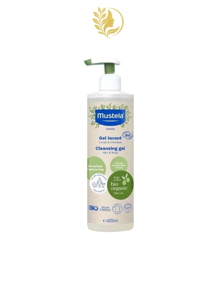 MUSTELA GEL LAVANT CORPS ET CHEVEUX - 400 ML -