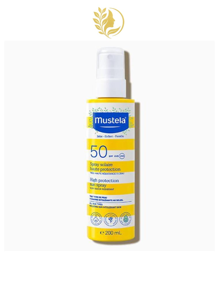MUSTELA SPRAY SOLAIRE HAUTE PROTECTION SPF50 - 200 ML -