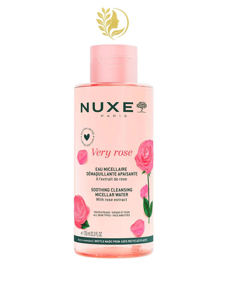 NUXE VERY ROSE EAU MICELLAIRE DEMAQUILLANTE APAISANTE 750 ML