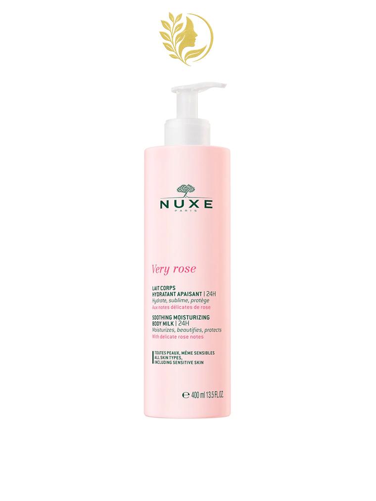 NUXE VERY ROSE LAIT CORPS HYDRATANT APAISANT 24H 400 ML