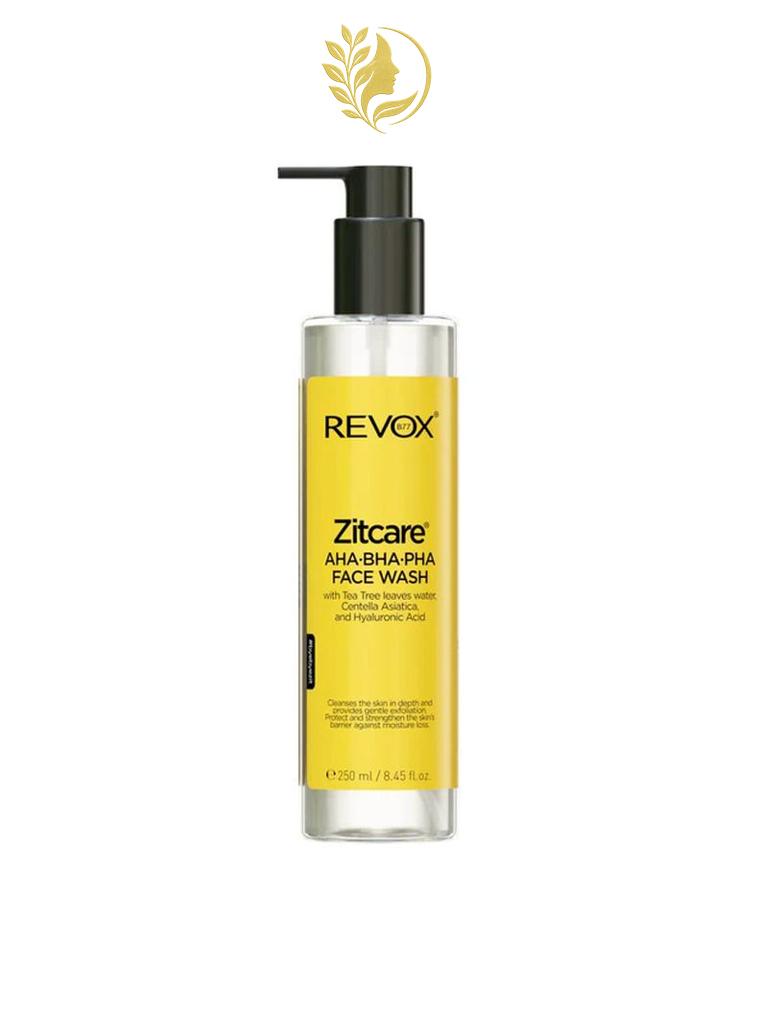 REVOX ZITCARE AHA.BHA.PHA GEL NETTOYANT – 250ML