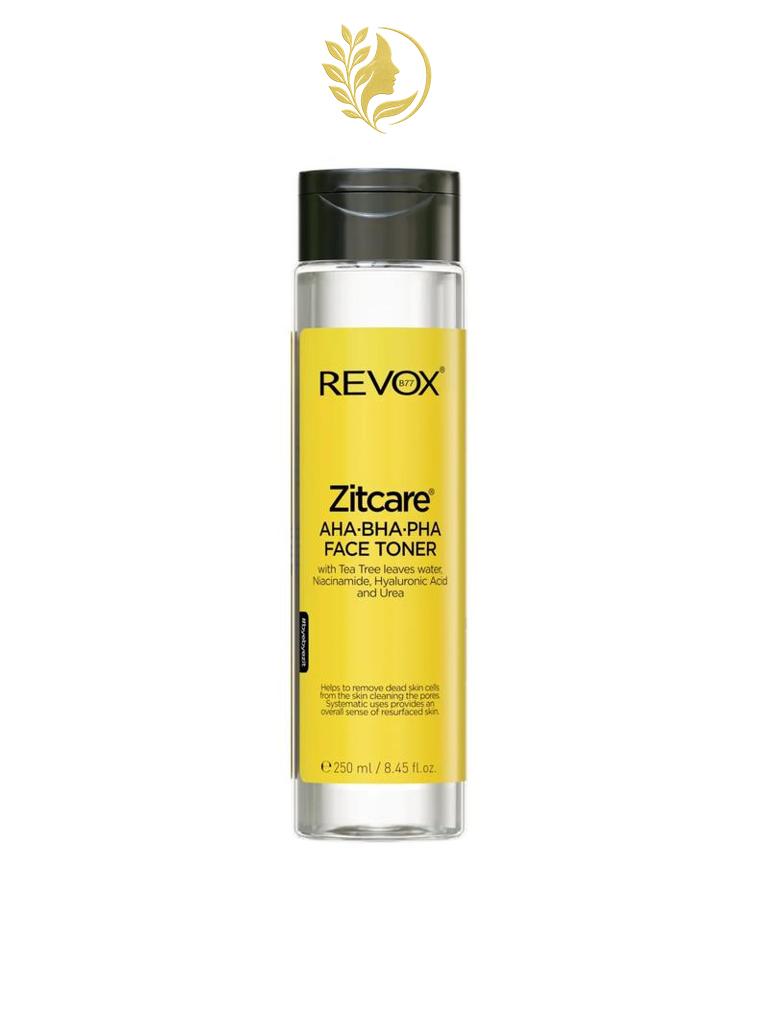 REVOX ZITCARE AHA.BHA.PHA TONIQUE ACTIF VISAGE – 250ML