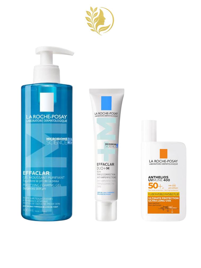 ROUTINE ANTI-IMPERFECTIONS LA ROCHE-POSAY EFFACLAR & ANTHELIOS