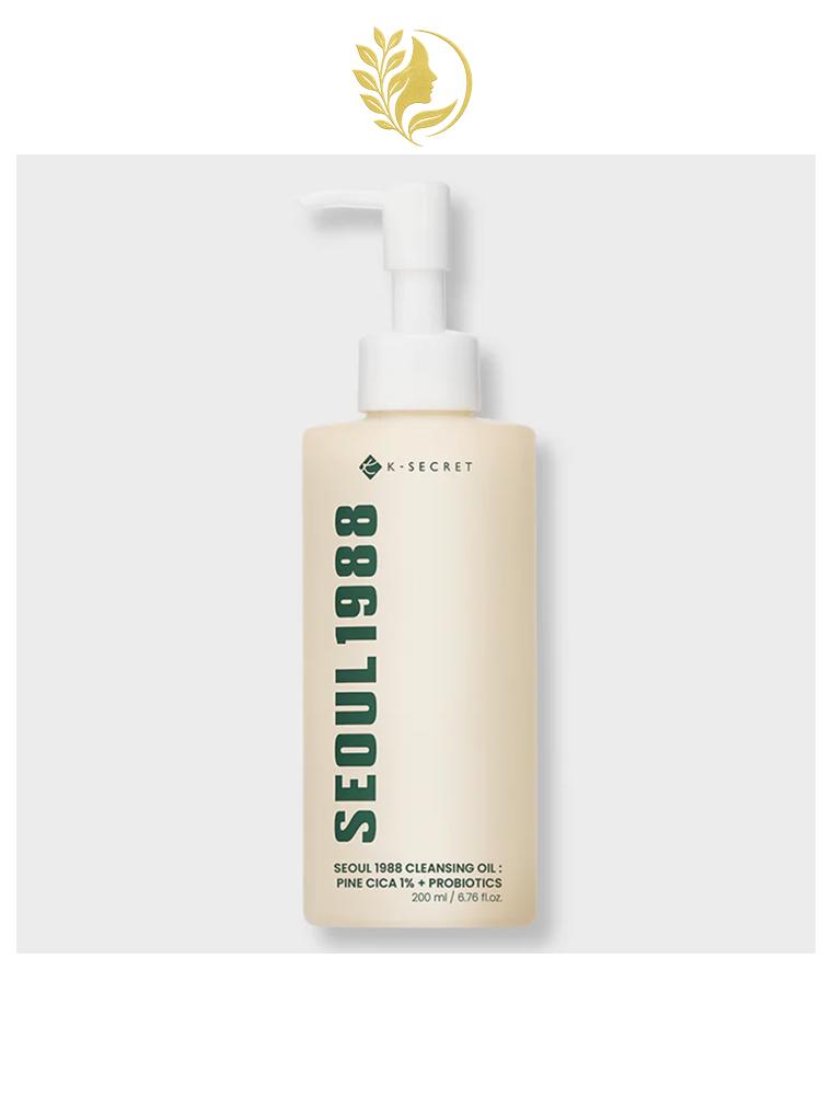 K-SECRET SEOUL 1988 CLEANSING OIL : PINE CICA 1% + PROBIOTICS - 200 ML -