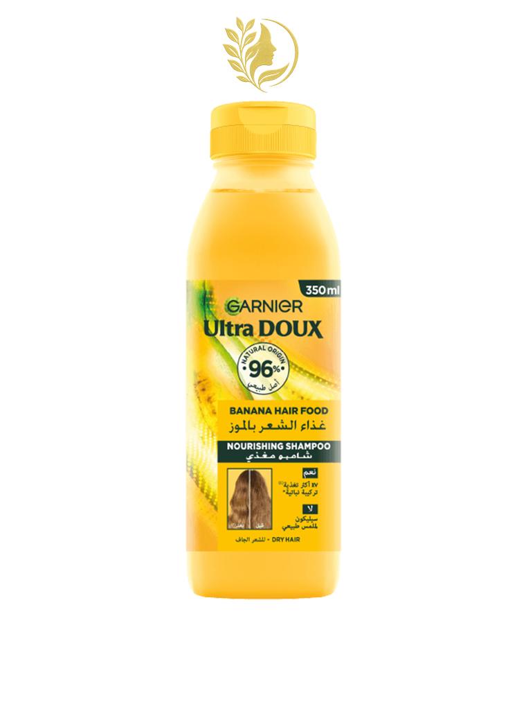 GARNIER ULTRA DOUX HAIR FOOD BANANE SHAMPOOING NOURRISANT POUR CHEVEUX SECS - 350 ML -