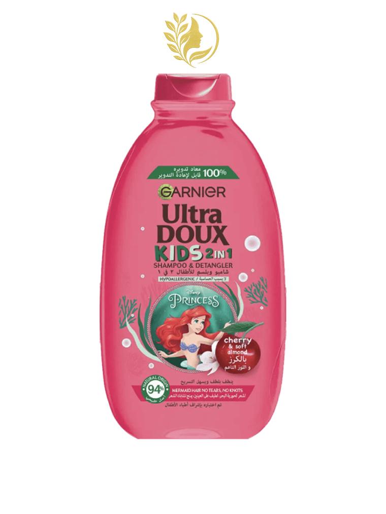 GARNIER ULTRA DOUX CERISE - THE LITTLE MERMAID SHAMPOOING ENFANTS 2-EN-1 - 400 ML -
