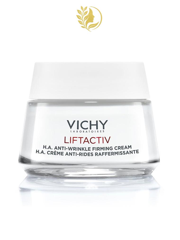 VICHY LIFTACTIV H.A. CRÈME DE JOUR ANTI-RIDES RAFFERMISSANTE - PEAUX SÈCHES - 50 ML -