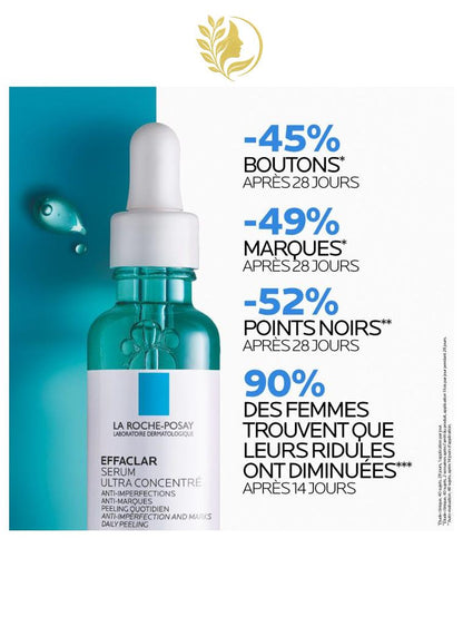EFFACLAR SÉRUM ULTRA CONCENTRÉ PEELING QUOTIDIEN ANTI-IMPERFECTIONS - 30ml -