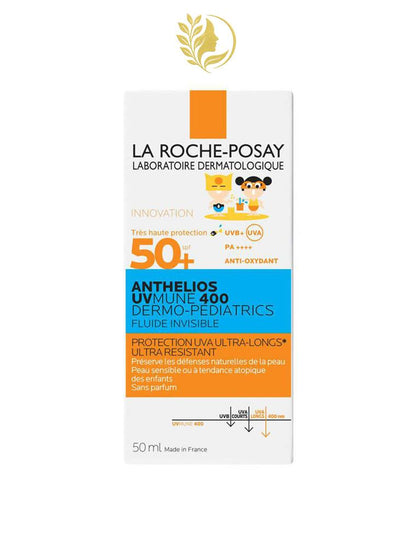 ANTHELIOS UVMUNE 400 DERMO-PEDIATRICS FLUIDE INVISIBLE SANS PARFUM SPF50+ - 50 ML -