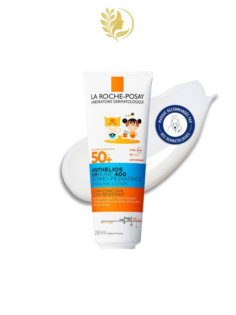 ANTHELIOS LAIT SOLAIRE ENFANTS PEAUX SENSIBLES VISAGE & CORPS - 250 ML -