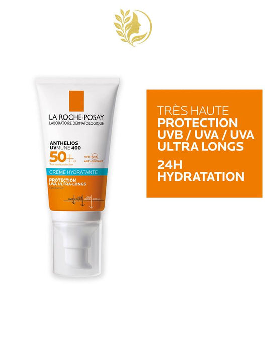 ANTHELIOS UVMUNE 400 CRÈME SOLAIRE PEAU SENSIBLE SANS PARFUM - 50 ML -