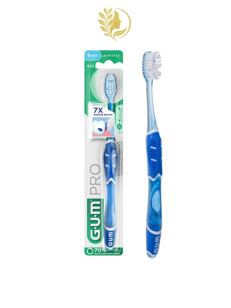 GUM BROSSE À DENTS BAD PRO REF. 525 - COMPACTE SOUPLE -
