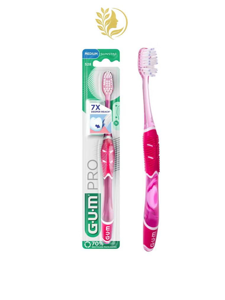 GUM BROSSE À DENTS BAD PRO REF. 528 - COMPACTE MEDIUM -