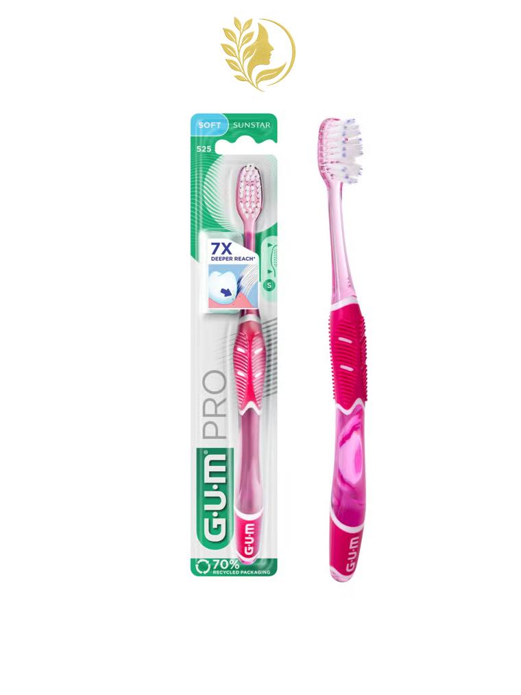 GUM BROSSE À DENTS BAD PRO REF. 525 - COMPACTE SOUPLE -