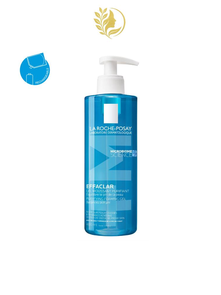 EFFACLAR GEL MOUSSANT PURIFIANT NETTOYANT - 200, 400ml & écorecharge 400ml -