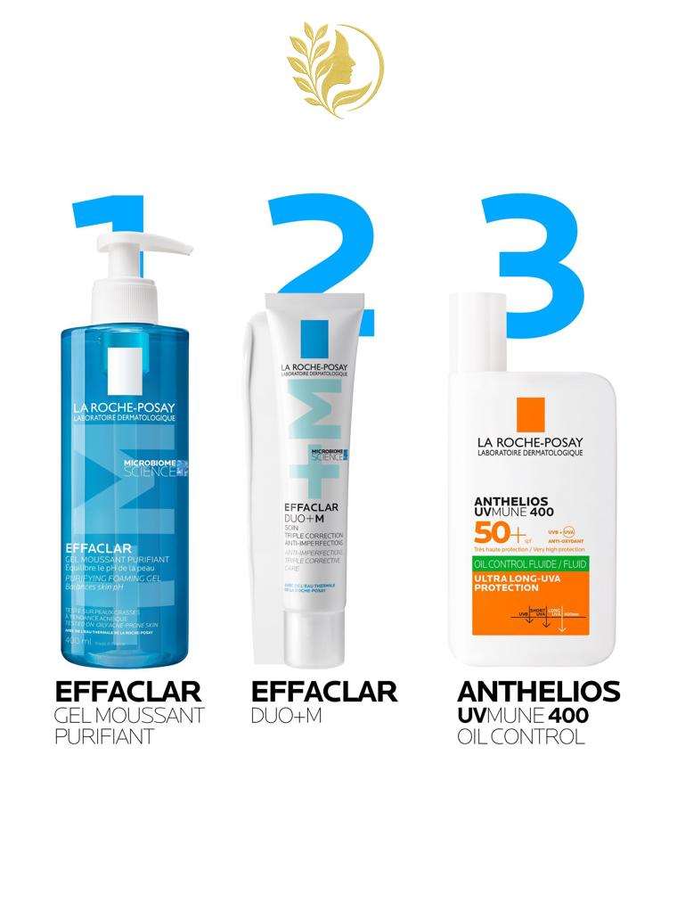 EFFACLAR GEL MOUSSANT PURIFIANT NETTOYANT - 200, 400ml & écorecharge 400ml -