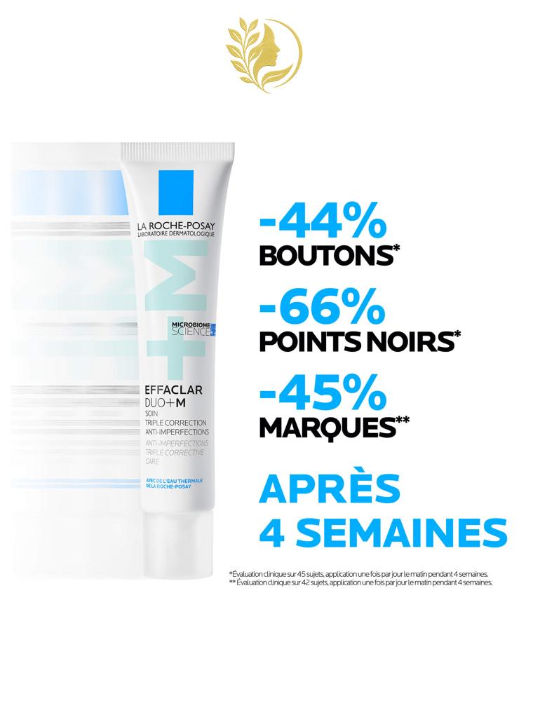 EFFACLAR DUO+M SOIN TRIPLE CORRECTION ANTI-IMPERFECTIONS - 40ml -