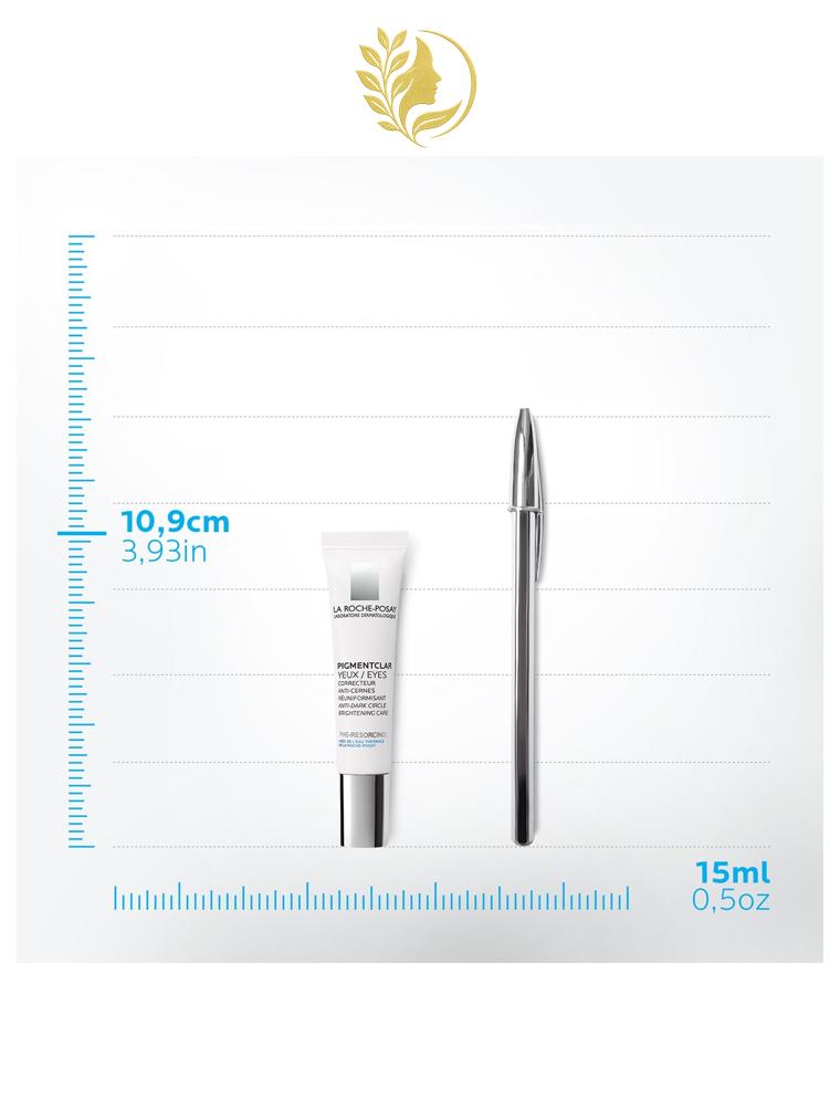 PIGMENTCLAR YEUX CORRECTEUR RESTAURATEUR D'ÉCLAT ANTI-CERNES FONCÉS POUR LES YEUX SENSIBLES - 15 ML -