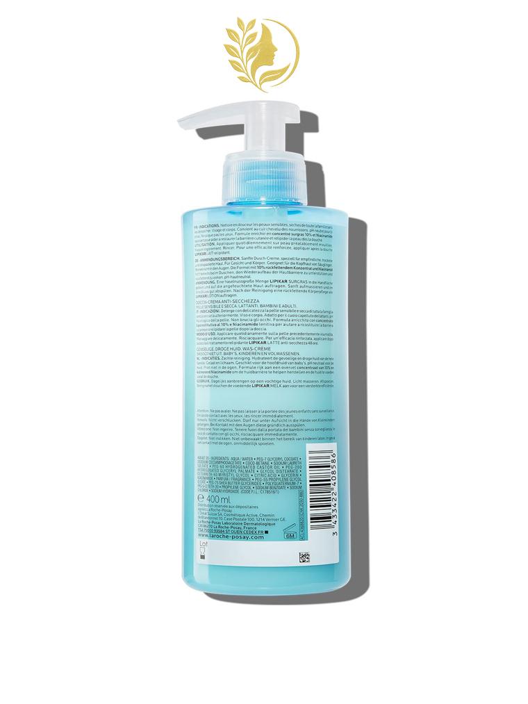 LIPIKAR SURGRAS DOUCHE-CRÈME - 400ml -