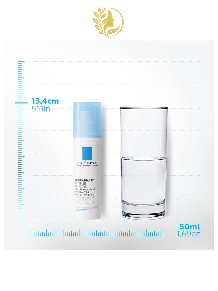 HYDRAPHASE INTENSE UV RICHE SOIN RÉHYDRATANT COMBLANT 24H PROTECTION SPF 20 - 40 ML -