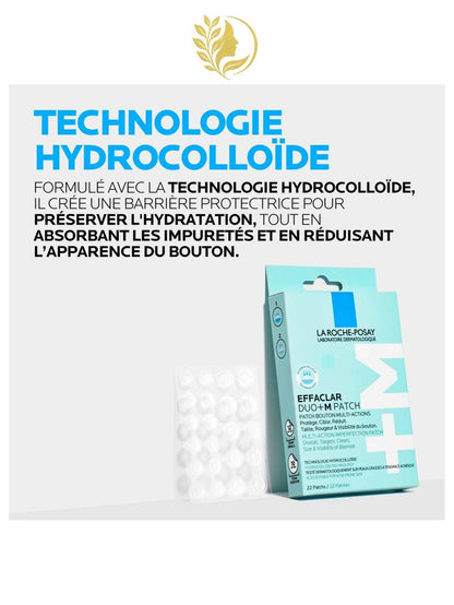 EFFACLAR PATCH ANTI-IMPERFECTIONS DUO+M - 12 PETITS PATCHS & 10 PATCHS MOYENS -