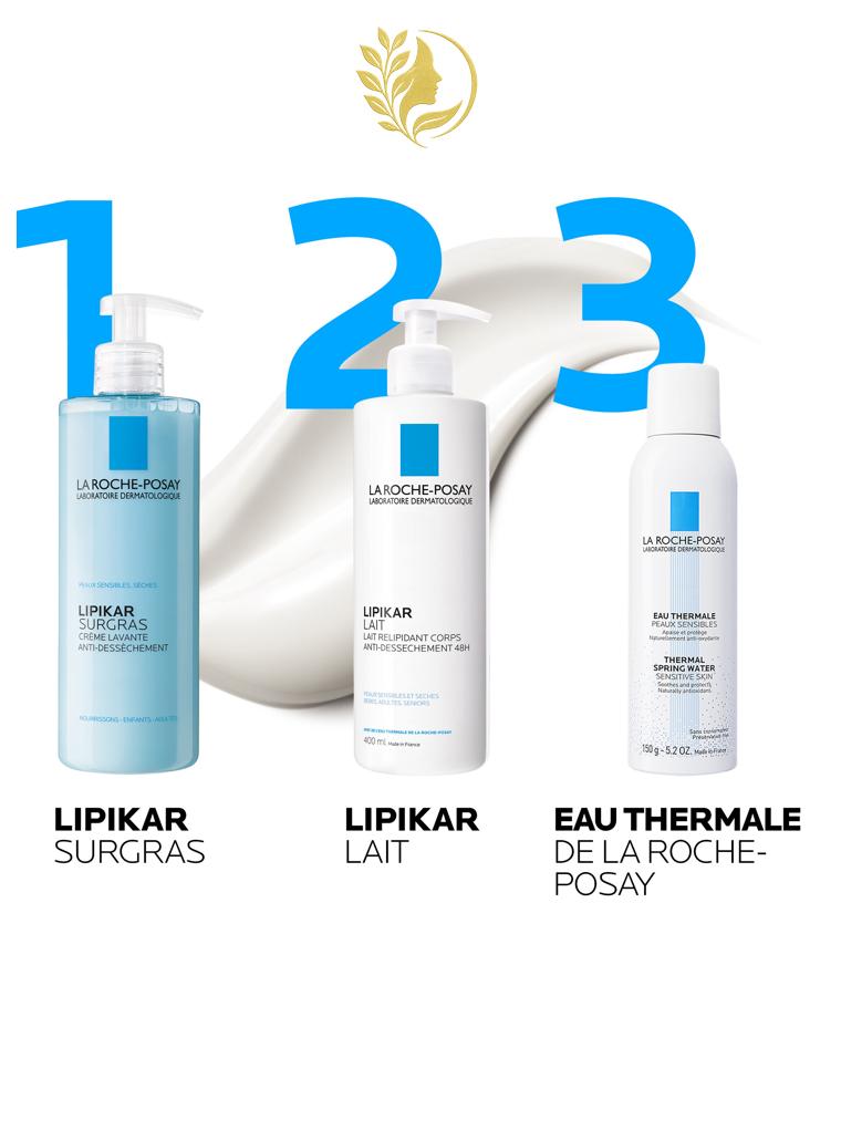 LIPIKAR SURGRAS DOUCHE-CRÈME - 400ml -